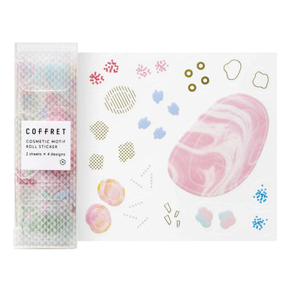 S-486 | HITOTOKI COFFRET Roll 捲裝貼紙 (淡紫)