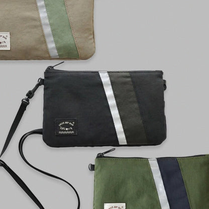 S-503 | CIRCUS BOY BAND TRIP pocket 斜揹包 (Oat green)