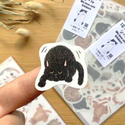 S-533 | 4legs 片狀貼紙 (我愛貓咪)