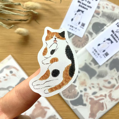 S-533 | 4legs 片狀貼紙 (我愛貓咪)