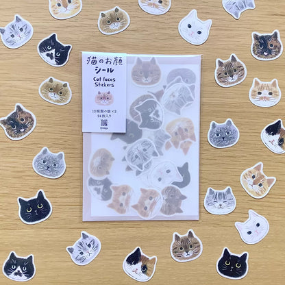 S-534 | 4legs 片狀貼紙 (貓之顏)