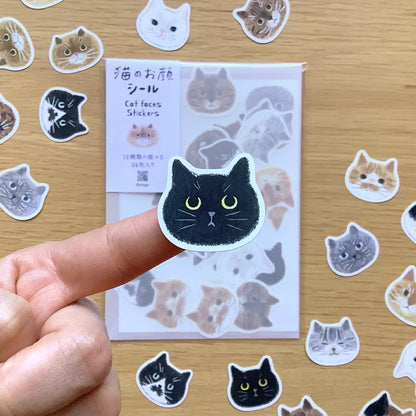 S-534 | 4legs 片狀貼紙 (貓之顏)