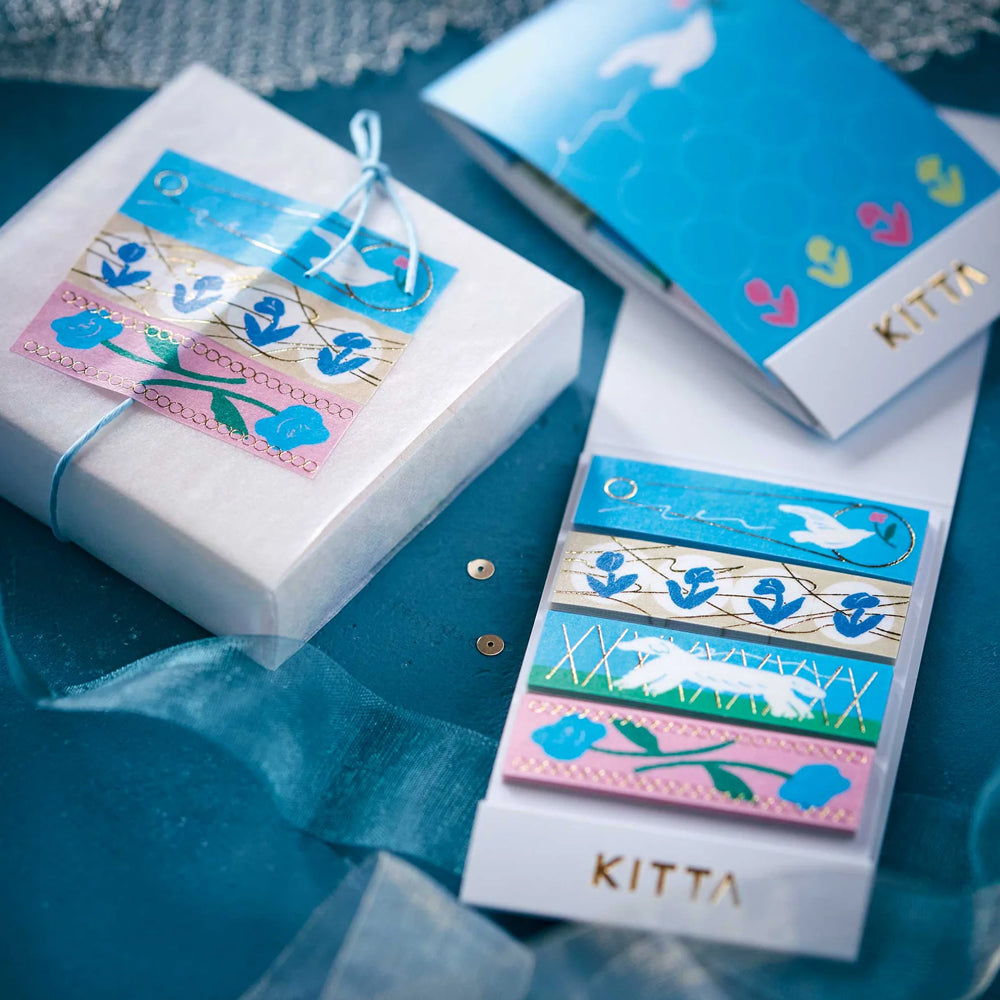 S-560 | KITTA 隨身手帳貼 (華爾茲．金箔)