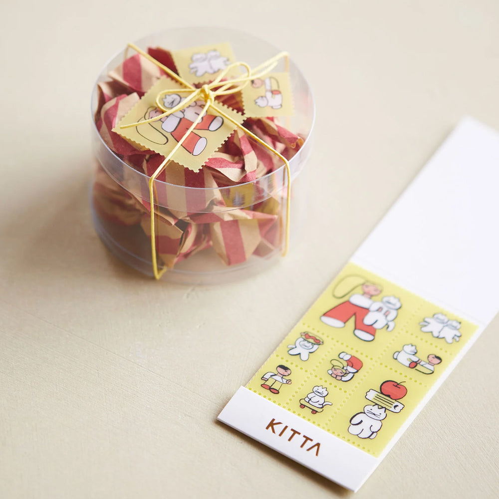 S-566 | KITTA CLEAR 隨身手帳貼 (與貓咪在一起)