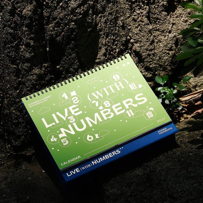S-605 | PAPERMOMENTS 2027 Calendar: Live with Numbers 月曆