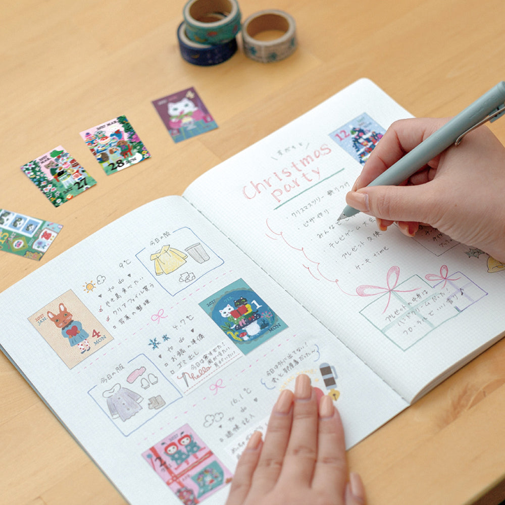 S-610 | SHINNIPPON CALENDAR x 北岸由美 迷你便條日曆 (2027年版)