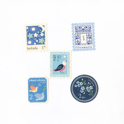 S-613 | NB社 NUKU 古董市集系列 古郵票貼紙