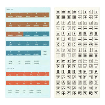 S-616 | TRAVELER'S COMPANY TRAVELER'S notebook 限定裝飾貼紙 2027