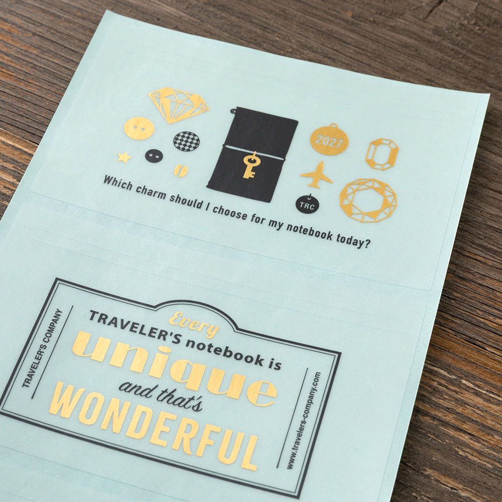 S-616 | TRAVELER'S COMPANY TRAVELER'S notebook 限定裝飾貼紙 2027