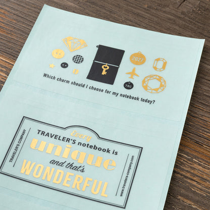 S-616 | TRAVELER'S COMPANY TRAVELER'S notebook 限定裝飾貼紙 2027
