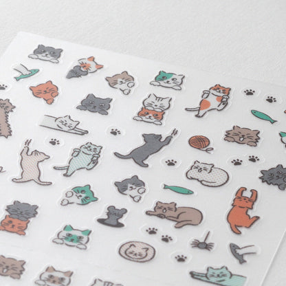 S-617 | MIDORI Sticker Collection 手帳專用貼紙 (貓咪)