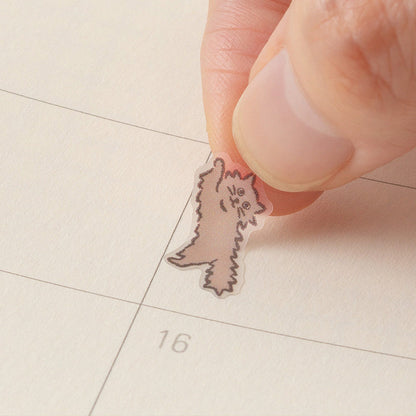 S-617 | MIDORI Sticker Collection 手帳專用貼紙 (貓咪)