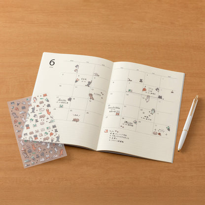 S-617 | MIDORI Sticker Collection 手帳專用貼紙 (貓咪)