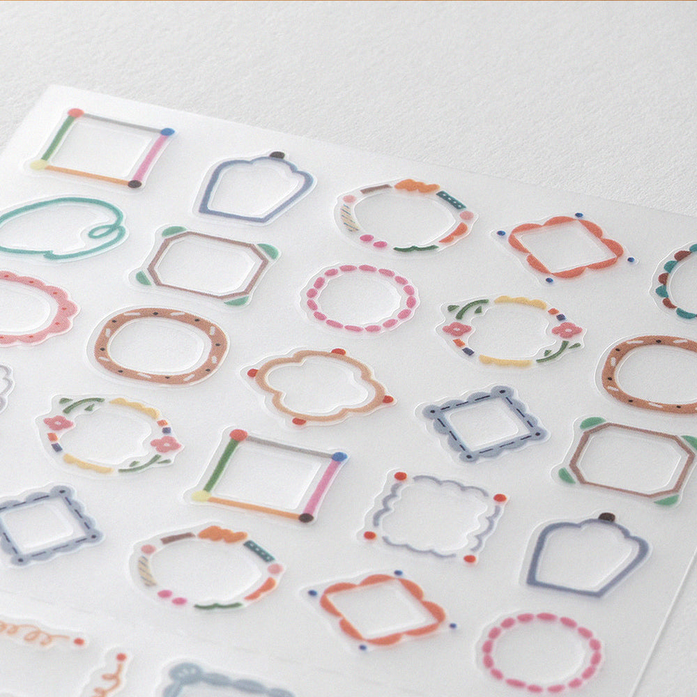 S-619 | MIDORI Sticker Collection 手帳專用貼紙 (裝飾框)