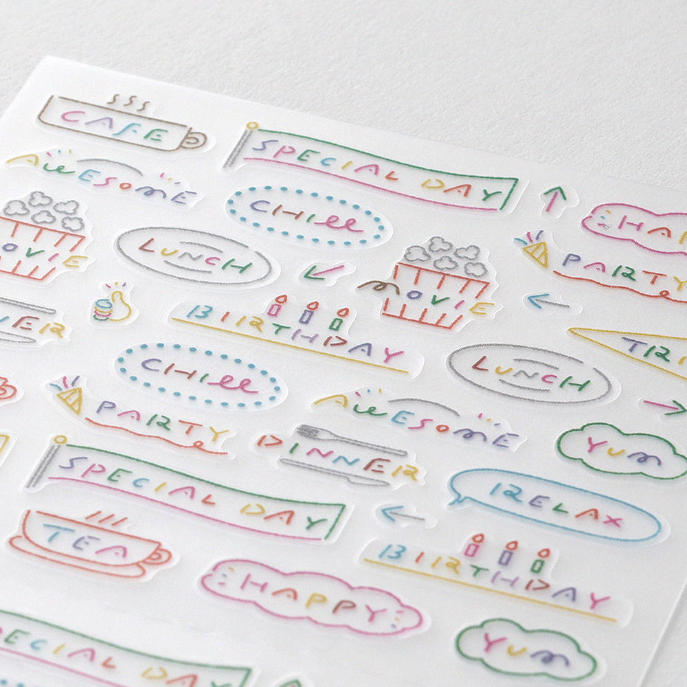 S-620 | MIDORI Sticker Collection 手帳專用貼紙 (特別日子)