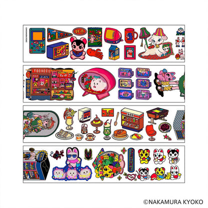 S-628 | Komamono Lab 透明捲裝貼紙 (中村杏子)