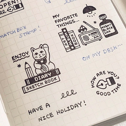 T-352 | SANBY x eric MATCHBOX STAMP 印章 (ON MY DESK)