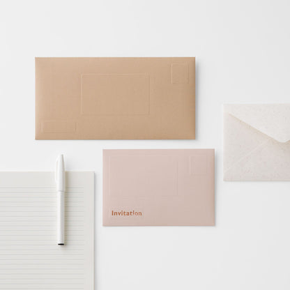 T-466 | 大成紙器製作所 EMBOSS ENVELOPE 浮雕信封 (L)