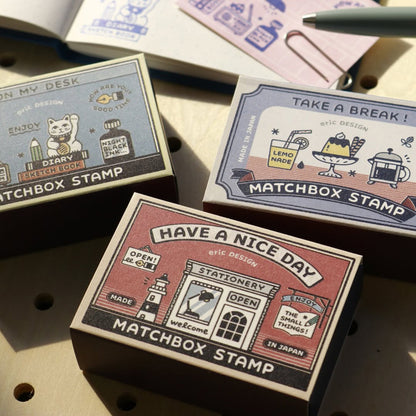 T-352 | SANBY x eric MATCHBOX STAMP 印章 (ON MY DESK)