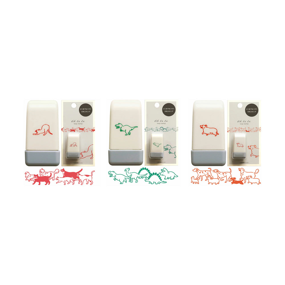 T-522 | EL COMMUNE ah la la loop stamp 滾輪印章
