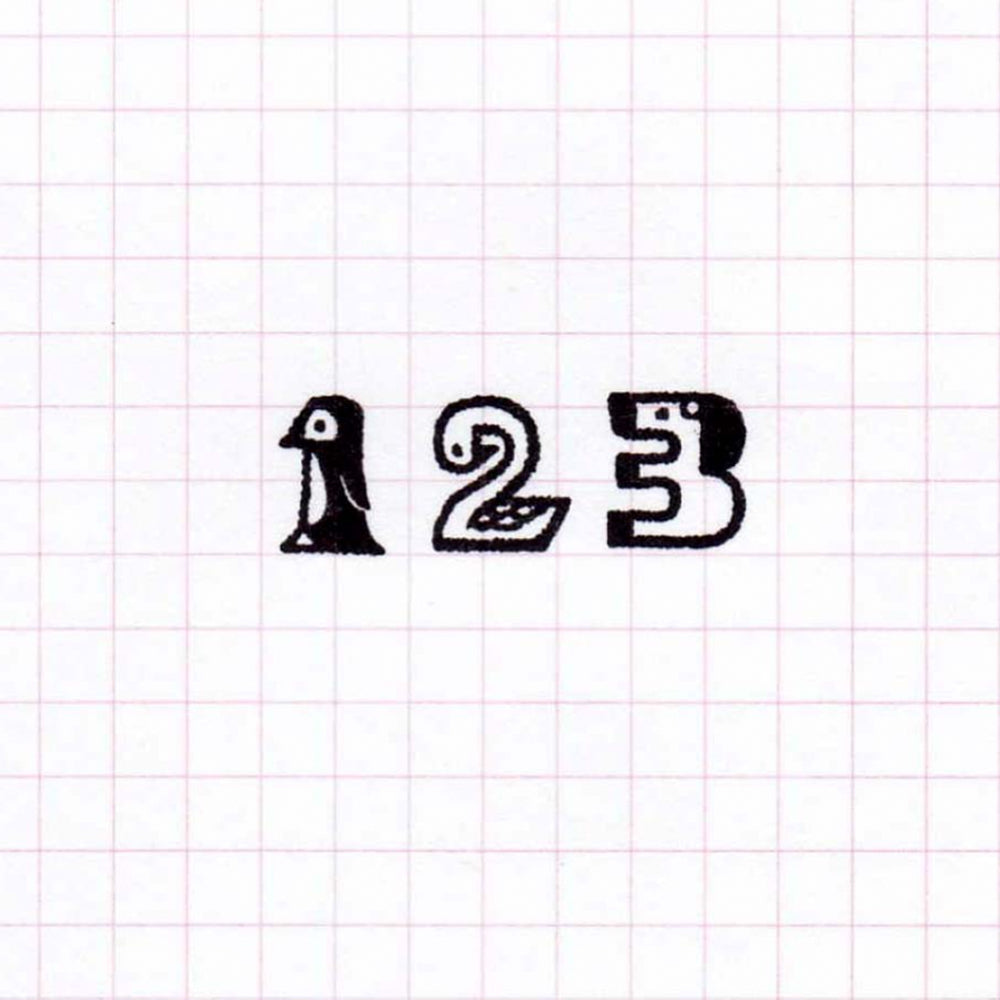 T-573 | 36 SUBLO x 福田利之 迷你數字印章套裝