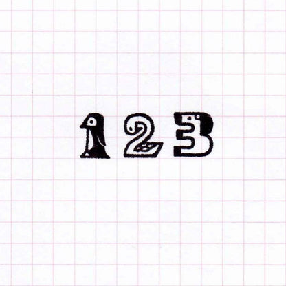 T-573 | 36 SUBLO x 福田利之 迷你數字印章套裝