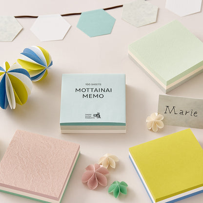 T-627 | TAKEO MOTTAINAI MEMO 花紋便條紙 18