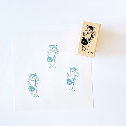 T-633 | KODOMO NO KAO I LOVE STAMP 印章系列 (郵差貓)