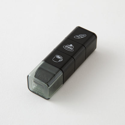T-652 | MIDORI Paintable Stamp Roller 浸透印 (咖啡店)