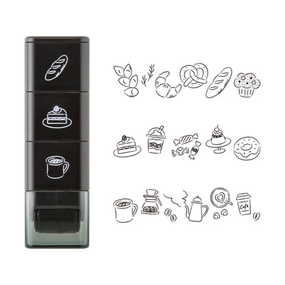 T-651 | MIDORI Paintable Stamp Roller 浸透印 (植物)