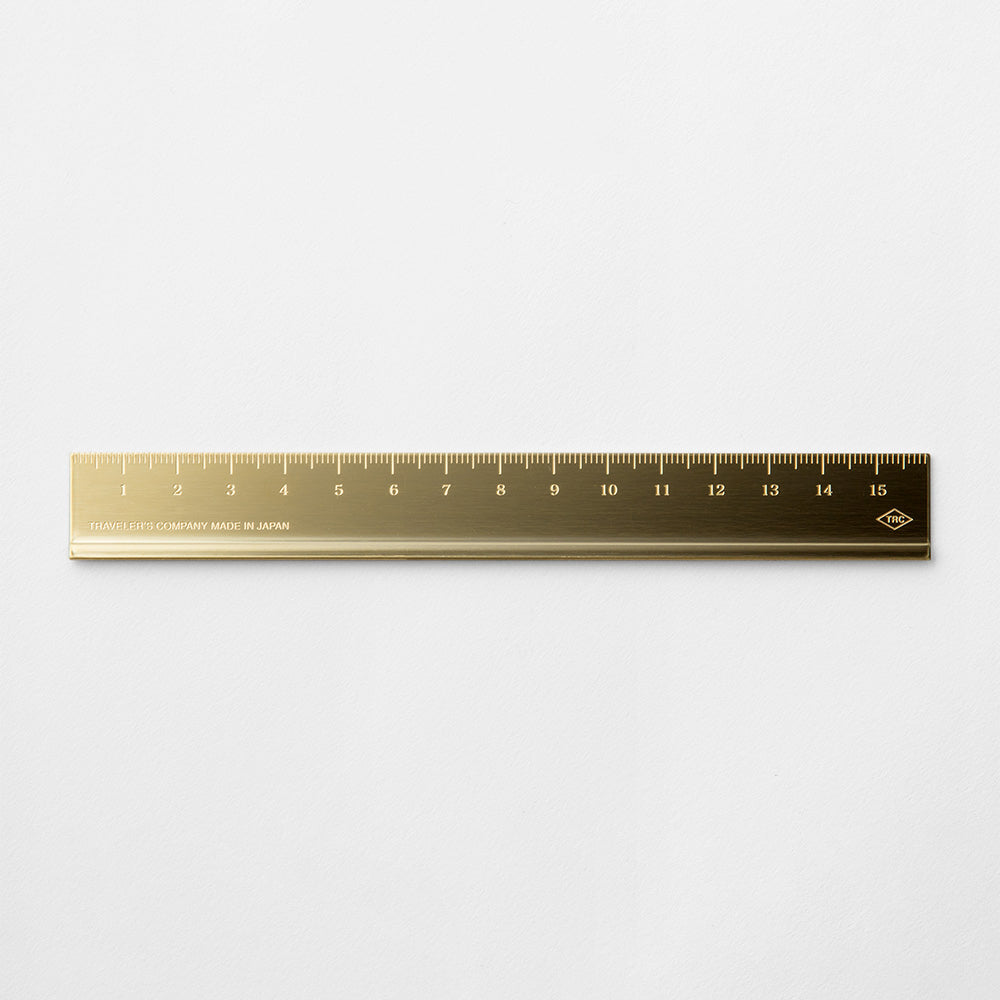 T-784 | TRAVELER'S COMPANY BRASS PRODUCTS 黃銅直尺