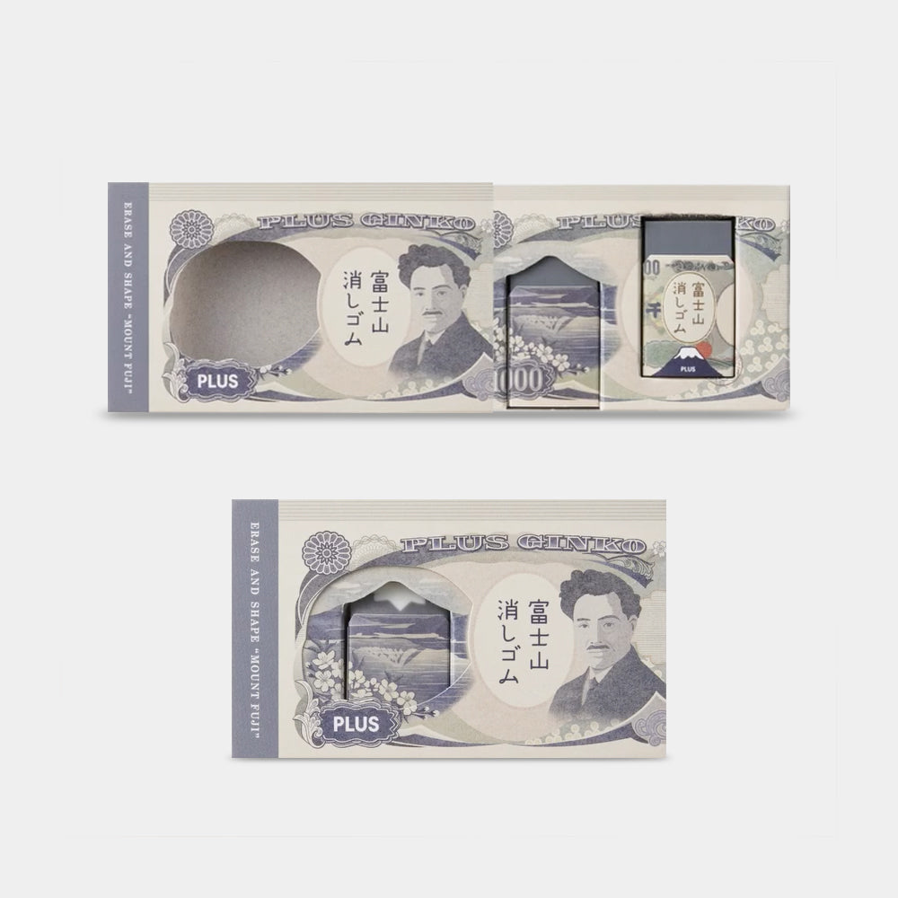 T-824 | PLUS 富士山擦膠 富士山紙鈔限定版