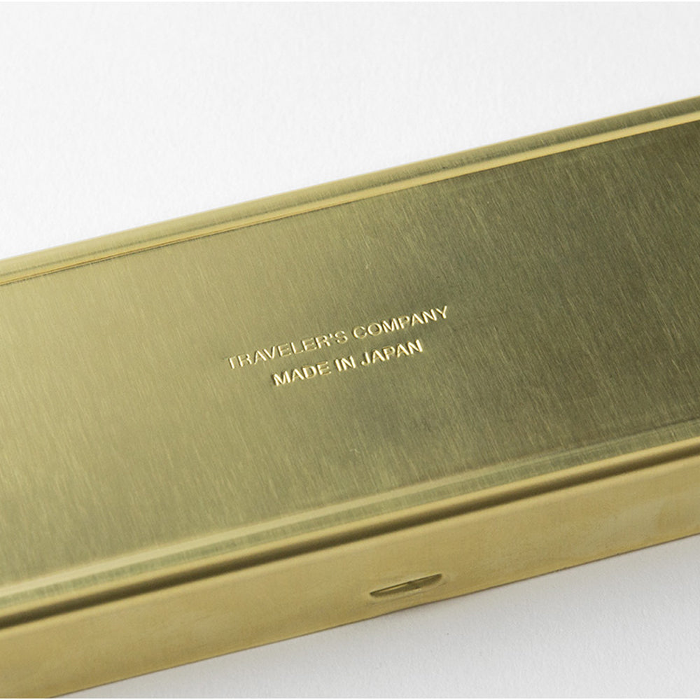 T-852 | TRAVELER'S COMPANY BRASS PRODUCTS 黃銅筆盒