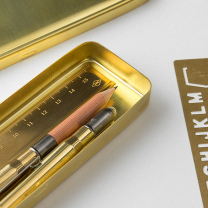 T-852 | TRAVELER'S COMPANY BRASS PRODUCTS 黃銅筆盒