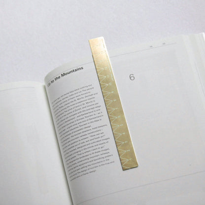 T-856 | NAMIB DESIGN STUDIO LOG Ruler 黃銅直尺