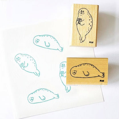 T-858 | KODOMO NO KAO I LOVE STAMP 印章系列 (海豹)
