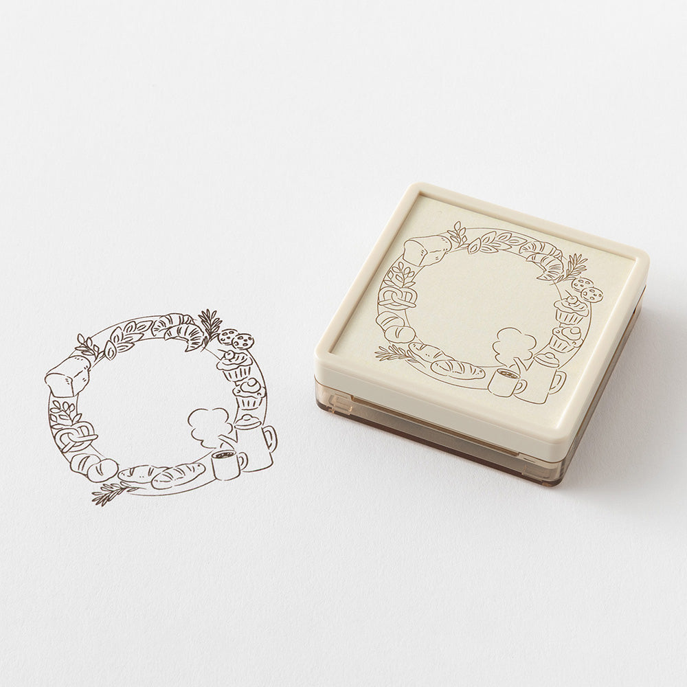 T-895 | MIDORI Paintable Stamp SOFT COLOR 浸透印 (麵包)
