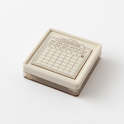 T-898 | MIDORI Paintable Stamp SOFT COLOR 浸透印 (月曆)