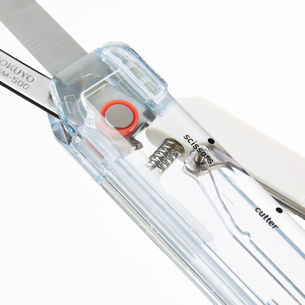 T-933 | KOKUYO TRANSPARENT MECHANISM 系列 HAKO-AKE 2WAY 機能剪刀