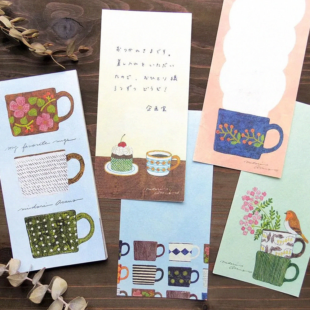 T-969 | 表現社 x 淺野綠 一筆箋 (My favorite mugs)