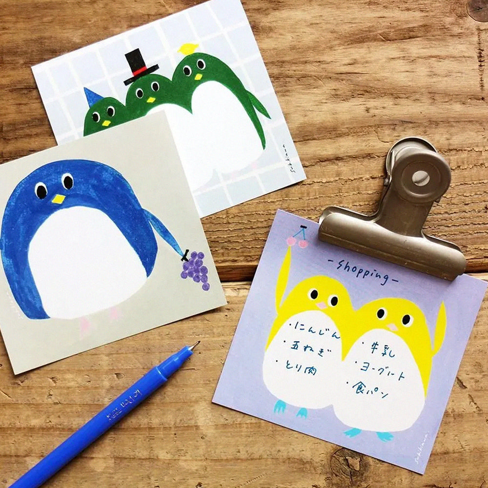 T-972 | 表現社 x Subikiawa. 特厚便條本 (PENGUIN2)
