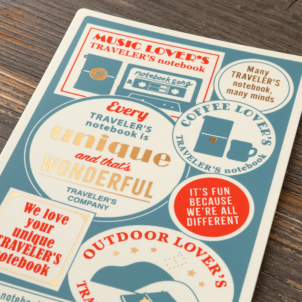 T-987 | TRAVELER'S COMPANY TRAVELER'S notebook 限定墊板 2027