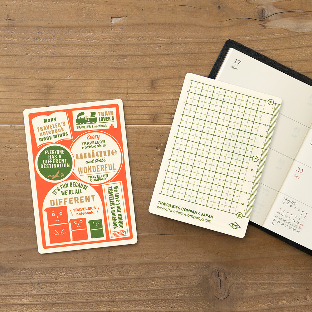 T-987 | TRAVELER'S COMPANY TRAVELER'S notebook 限定墊板 2027