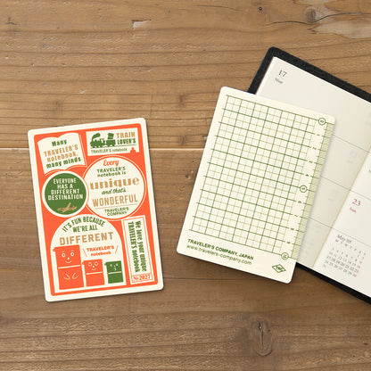T-987 | TRAVELER'S COMPANY TRAVELER'S notebook 限定墊板 2027