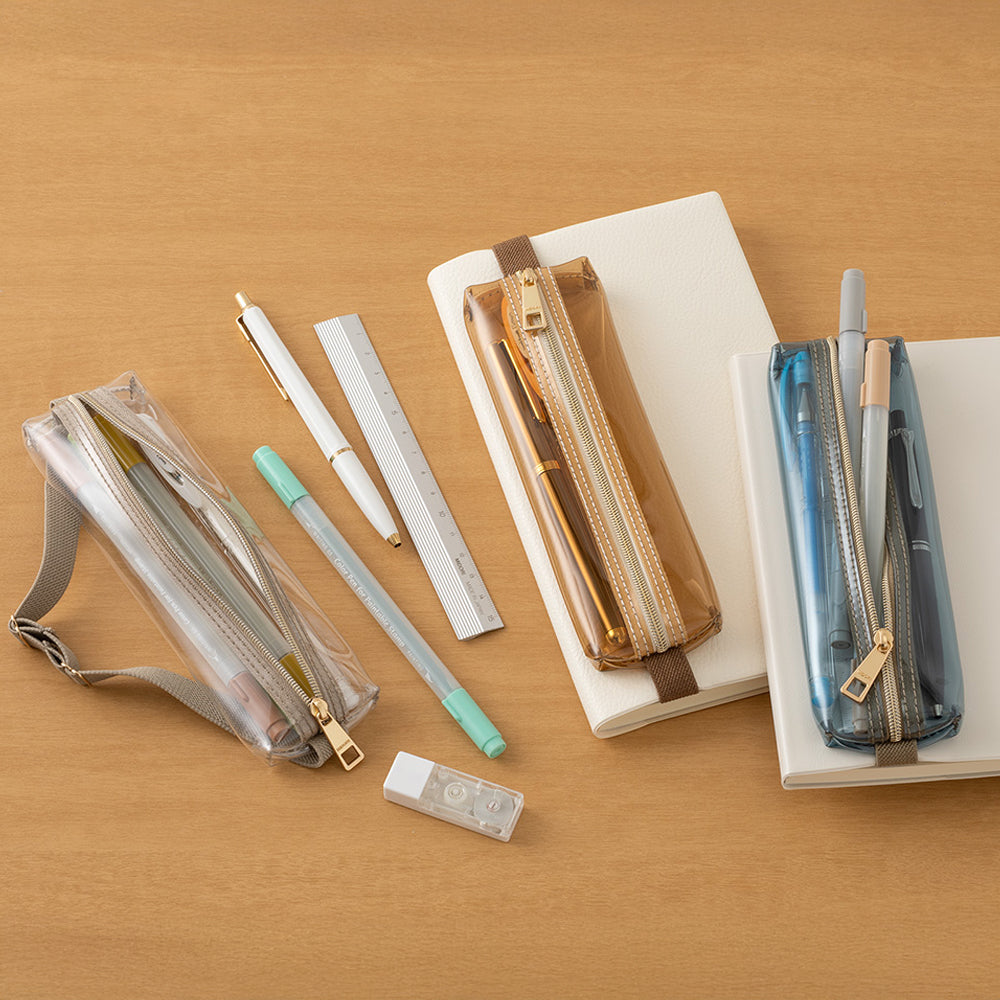 T-990 | MIDORI Book band Pen case 書本束帶筆袋 (透明版)
