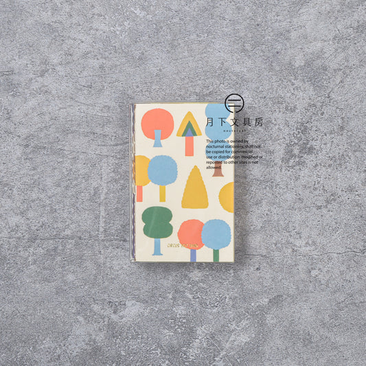 B-153 | CIRCUS BOY BAND Card Note 筆記本套裝 (花紋)