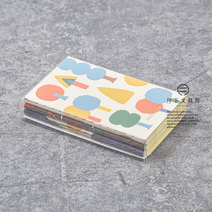 B-153 | CIRCUS BOY BAND Card Note 筆記本套裝 (花紋)