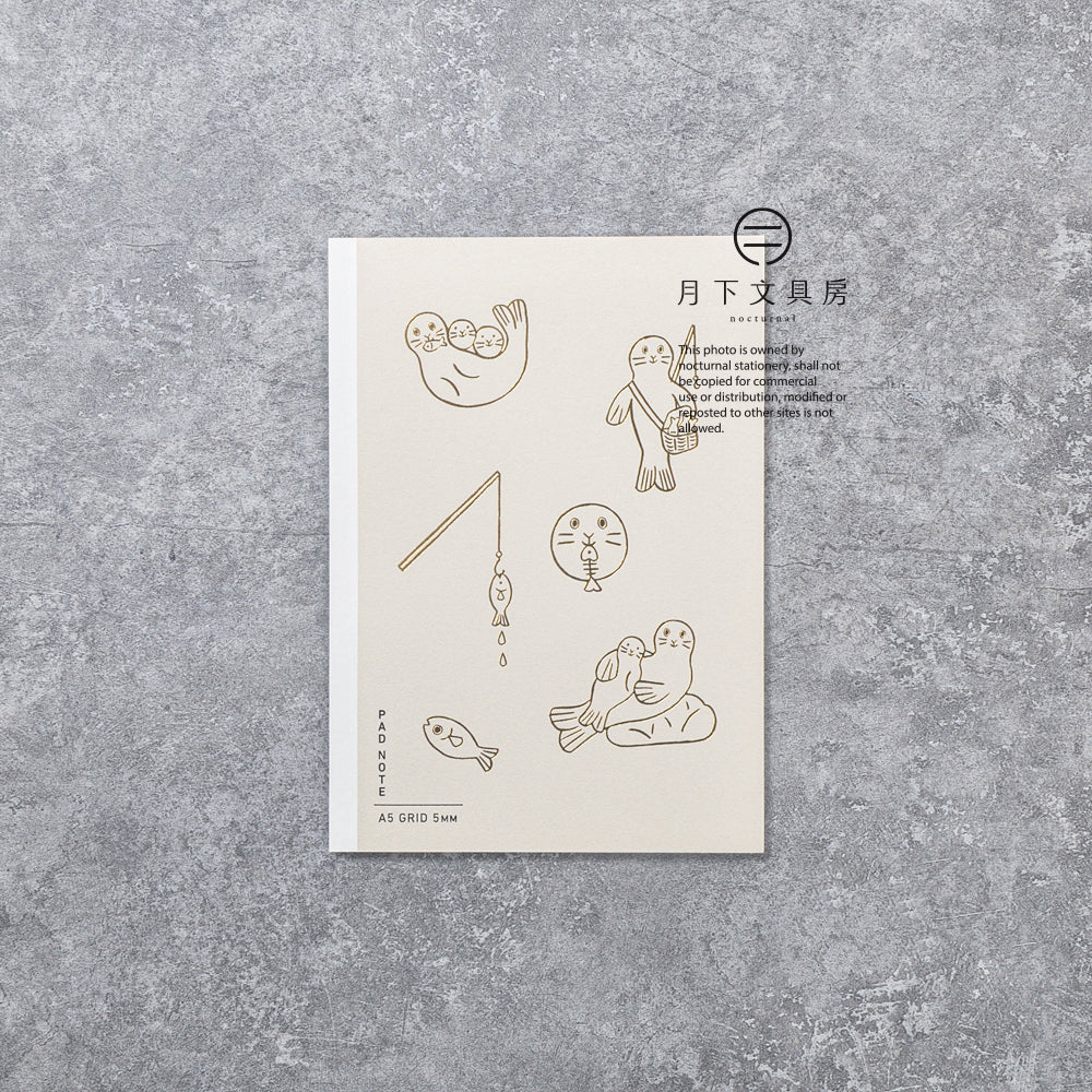B-164 | 大成紙器製作所 x DEJIMA PAD NOTE 方眼筆記本 (Amelie Fontaine)
