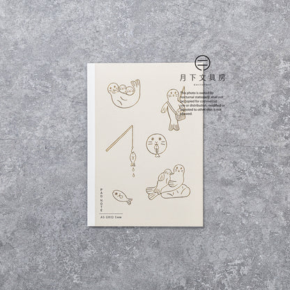 B-164 | 大成紙器製作所 x DEJIMA PAD NOTE 方眼筆記本 (Amelie Fontaine)