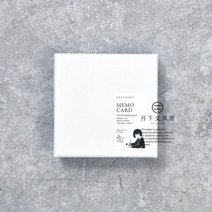N-013 | 月下文具房 x K.CHUNG MEMO CARD 便條卡